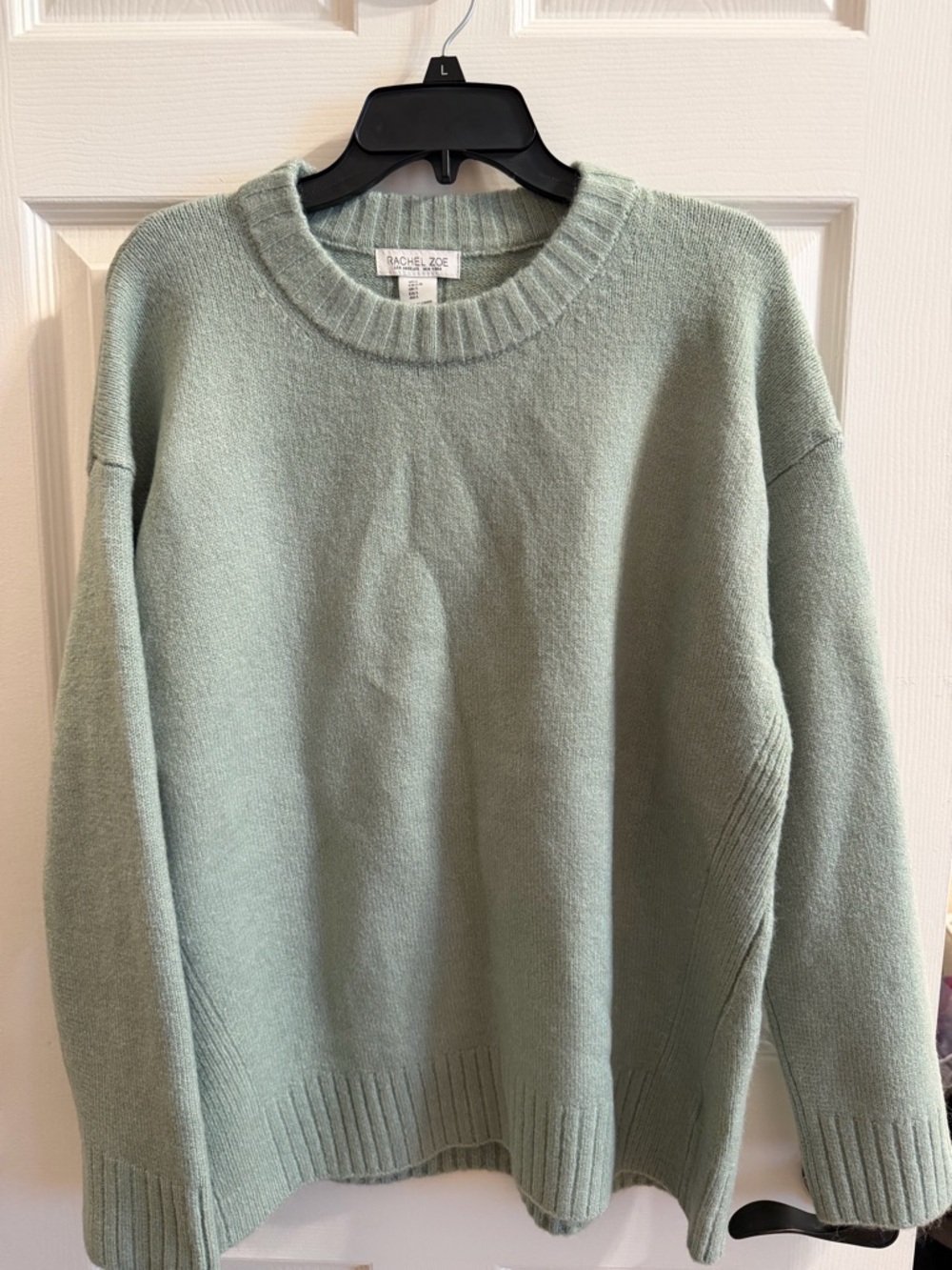 Rachel Zoe Crewneck Sweater in Sage Green